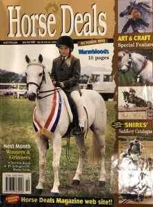 Jess Stonham on front cover of Horse Deals